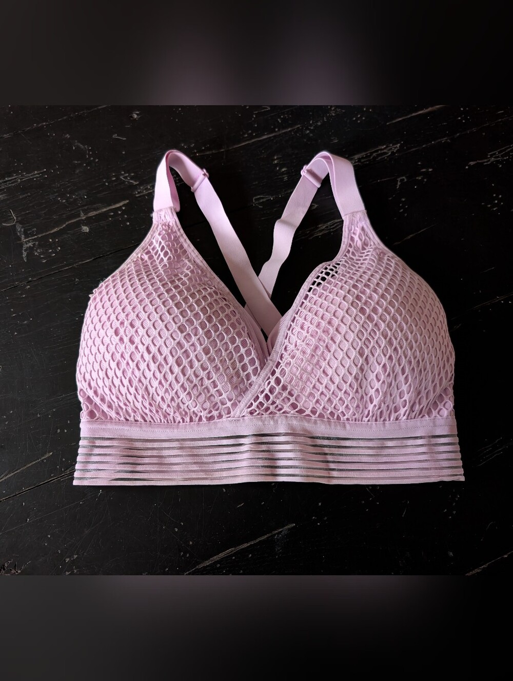 Victoria Secret's Victoria Sport 34D Pink Lightweight Wireless Bra Athleisure